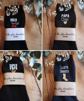 CHAUSSETTES HOMMES A MESSAGE