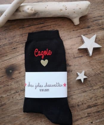 CHAUSSETTES FEMMES A MESSAGE