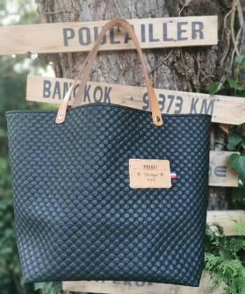 SAC "ROMY" matelassé noir mini capitons
