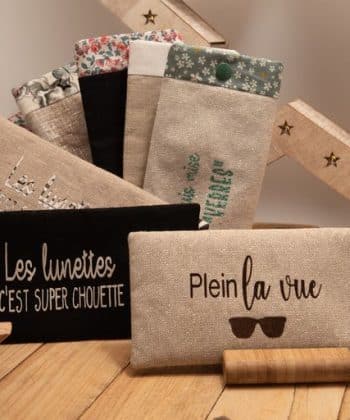 ETUI A LUNETTES  A PERSONNALISER