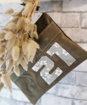 POCHETTE TOILE MILITAIRE RECYCLEE "21"