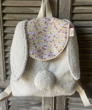 SAC A DOS ENFANTS "PAN PAN" MOUMOUTE BEIGE