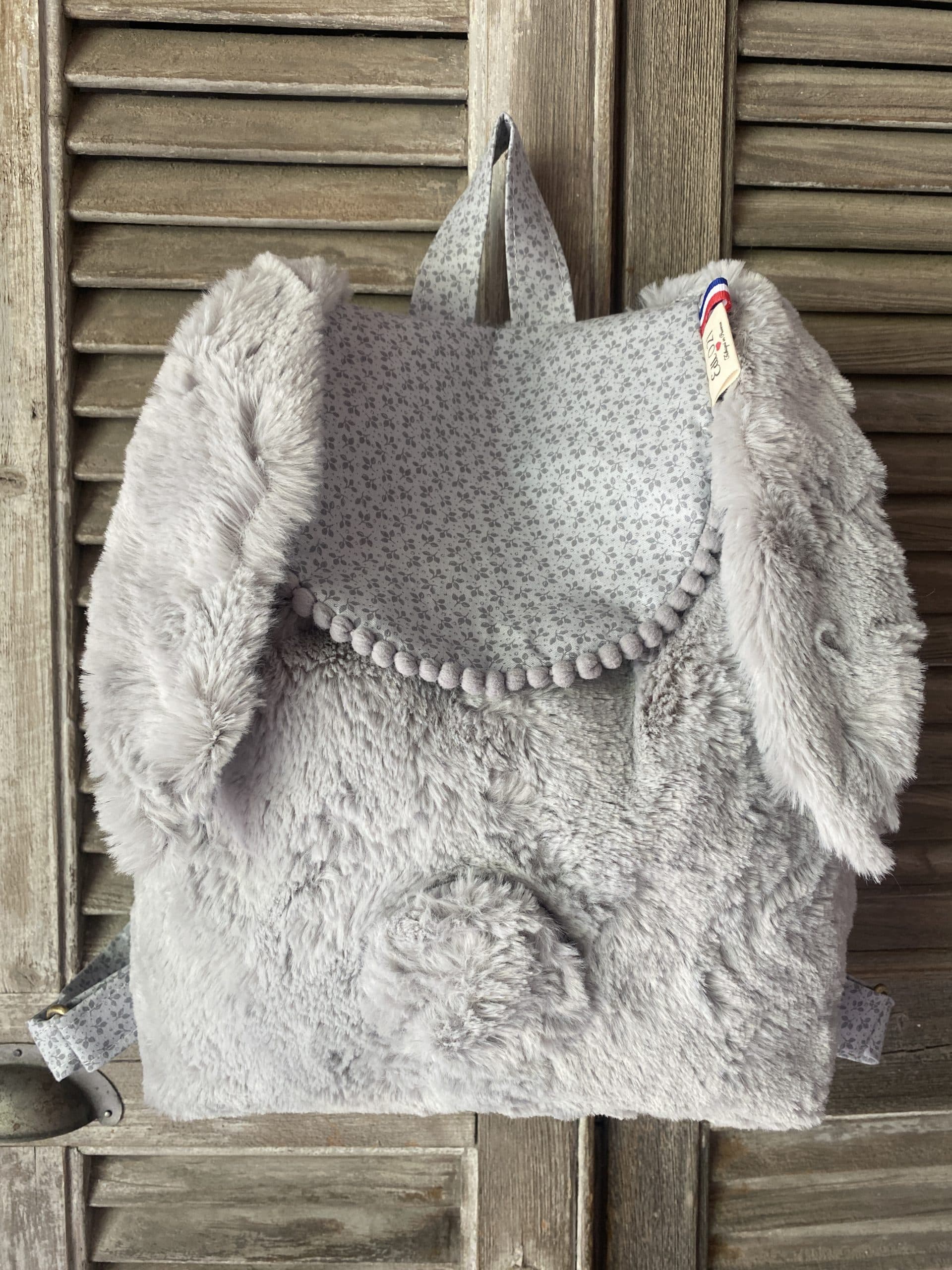 IMG_3289 sac, sacs, sacs a dos, sac a dos enfant, lapin, fausse fourrure, promenade