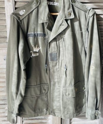 veste militaire, veste militaire customisée, veste edl021,