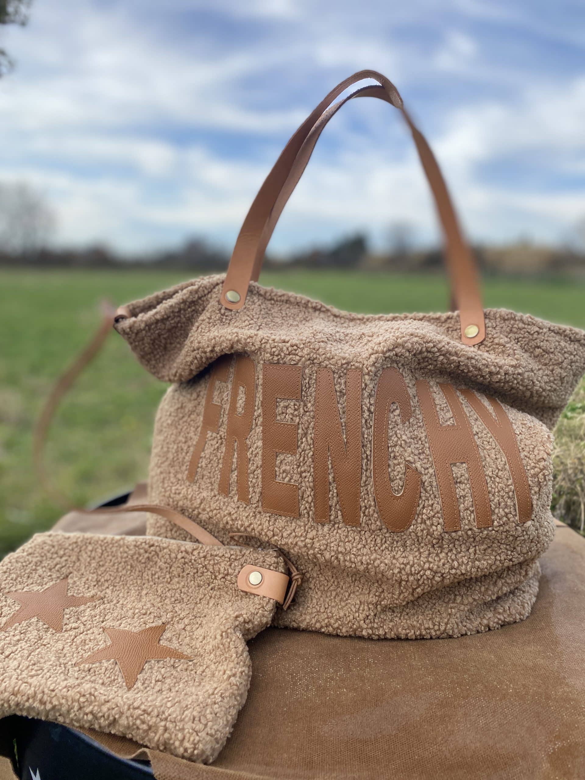 SAC ROMY MOUMOUTTE SAC, SACS ROMY, SAC A MAIN, PORTE MAIN, MOUMOUTE, FRENCHY,CUIR, ETOILES