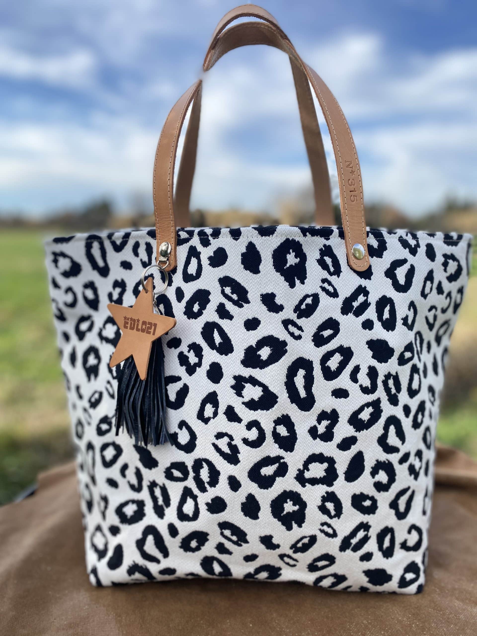 SAC ROMPY LEOPARD LEOPARD, SAC, SACS, CABAS, CUIR,